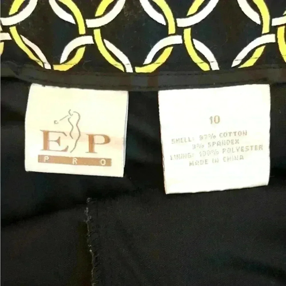 Ep Pro Golf Skort Skirt BLK Chain Geometric
Print UPF 50 Women’s Size 10 - Picture 5 of 6